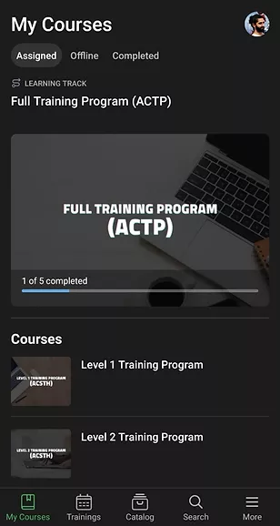 App course page Image