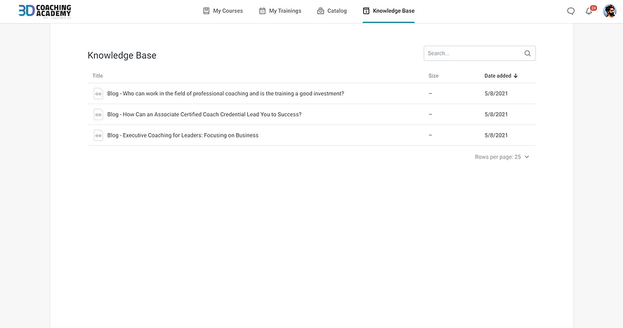 System Knowledge page image